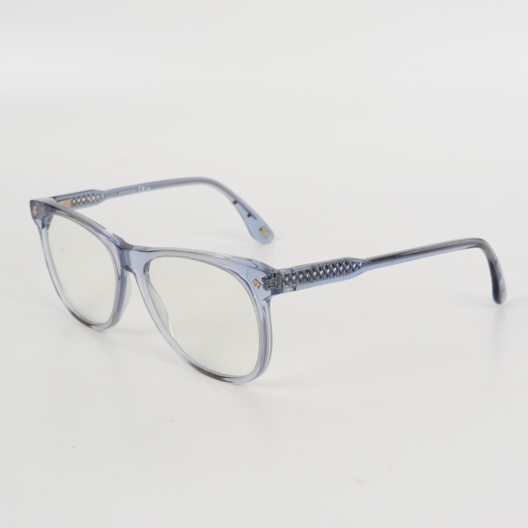 Bottega Veneta Classic Square Eyeglasses In Transparent