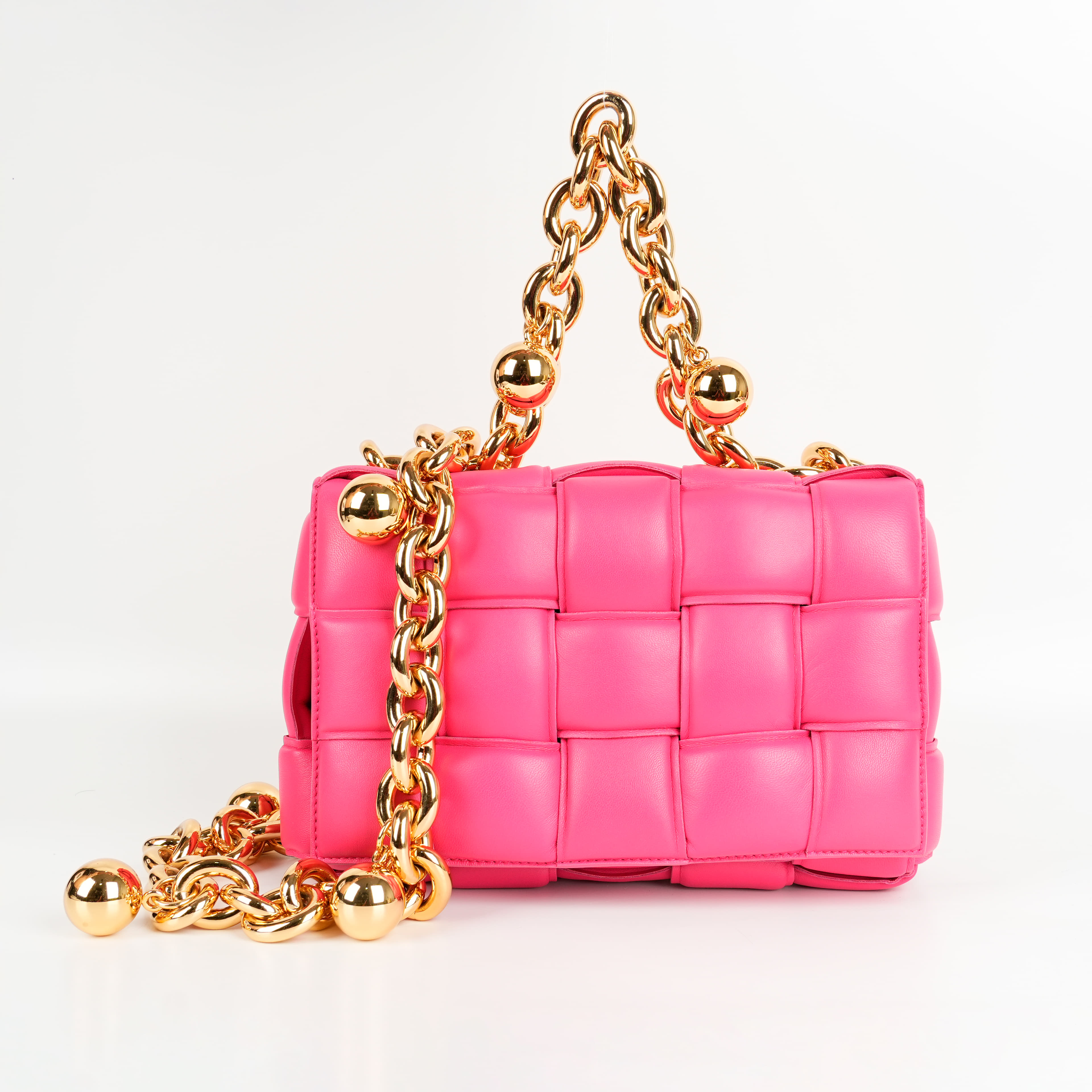 Bottega Veneta Intrecciato Chain Padded Cassette