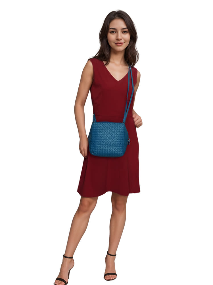 Bottega Veneta Intrecciato Leather Nodini Crossbody Bag-Hover-Image