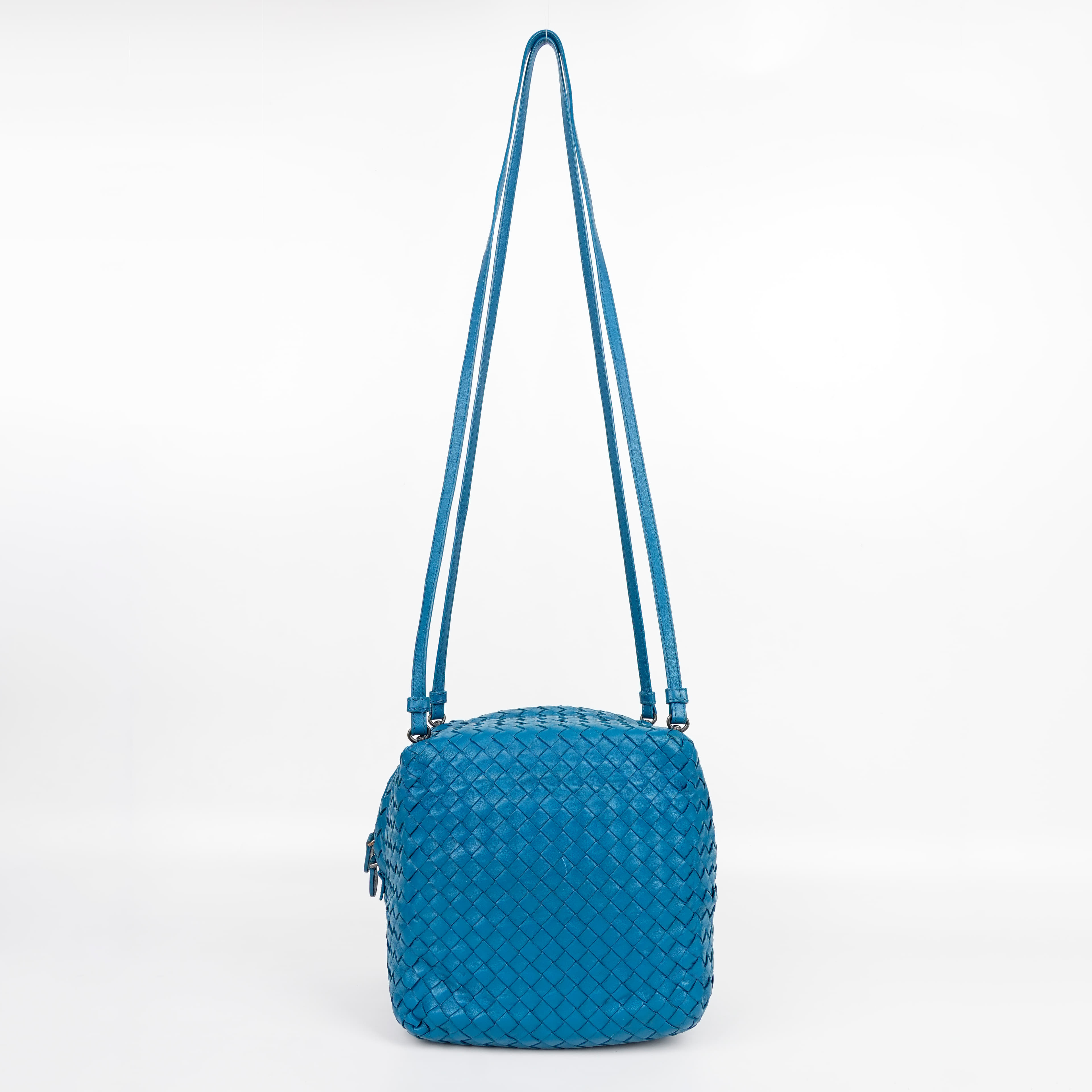 Bottega Veneta Intrecciato Leather Nodini Crossbody Bag