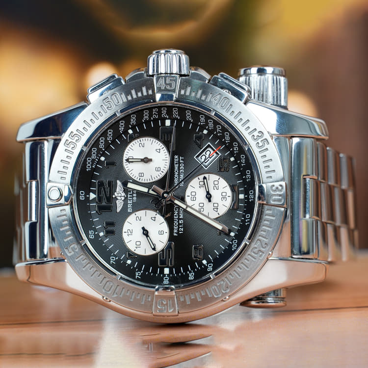 Breitling Emergency Mission 45 MM Steel Chronograph Quartz Watch-Hover-Image