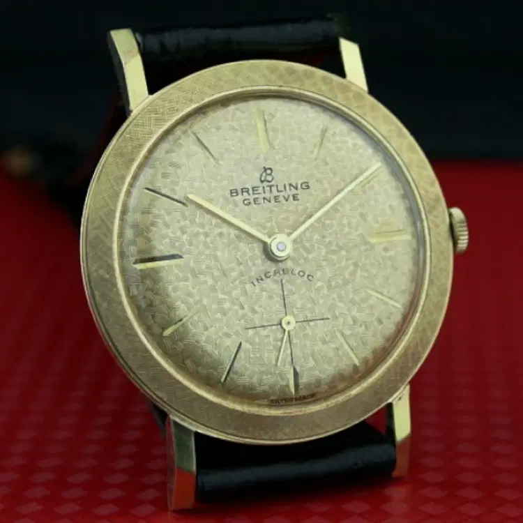 BREITLING 18k GOLD PLATED MIDSIZE WATCH-Hover-Image