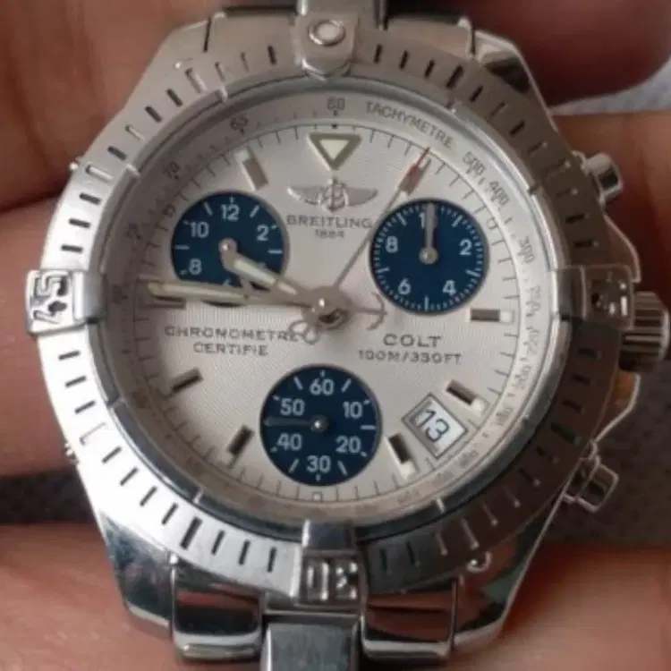 Breitling Colt Ocean Chronograph Steel Quartz Mens Watch A53350-Hover-Image