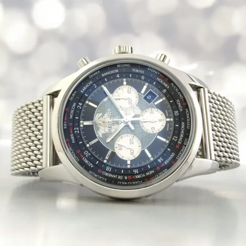 Breitling Transocean Chronograph Unitime 46MM Watch