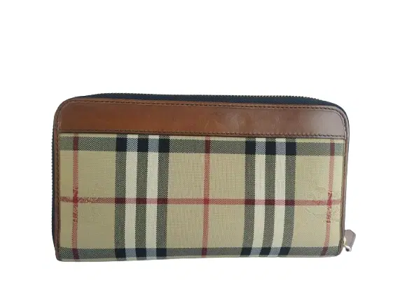 Burberry Horseferry Check Zip Around Wallet