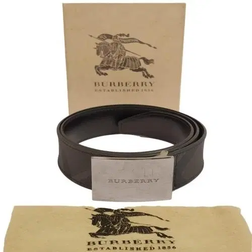 Burberry House Check Pattern Nylon Belt-Hover-Image