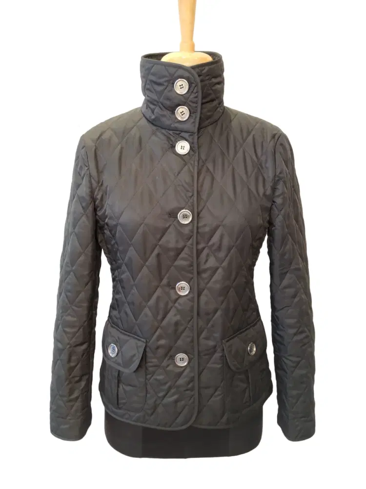 Burberry Black Quilted Jacket-Hover-Image
