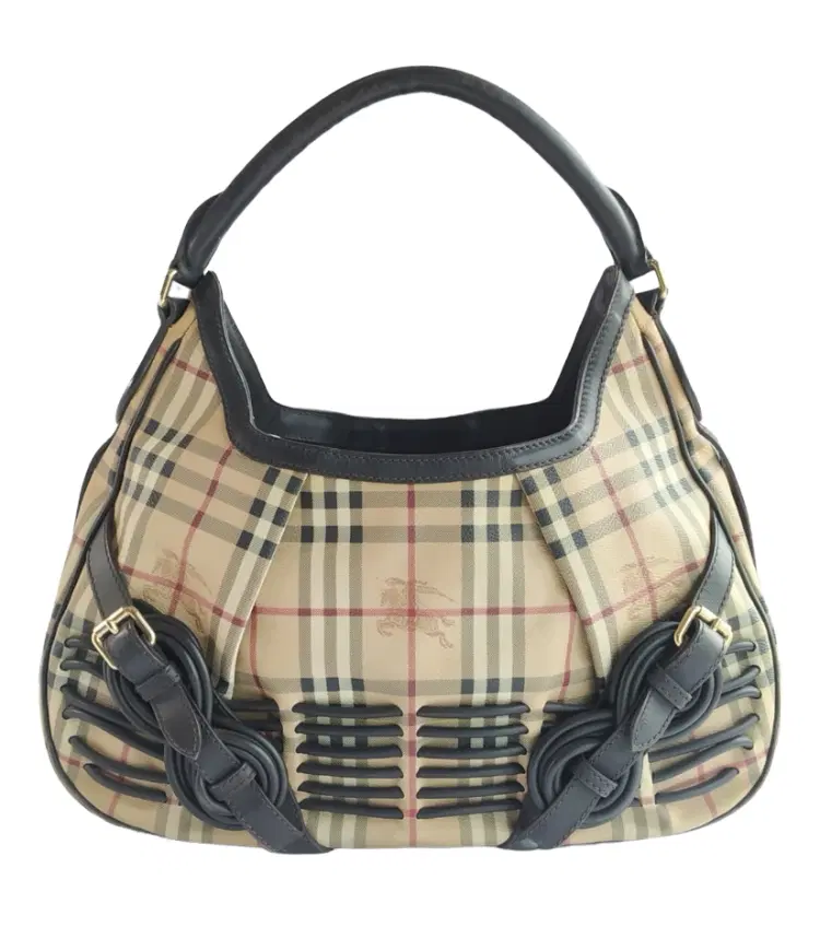 Burberry Haymarket Hobo Bag-Hover-Image