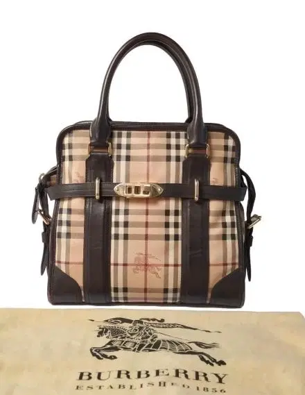 Burberry Haymarket Check Medium Minford Portrait Tote-Hover-Image