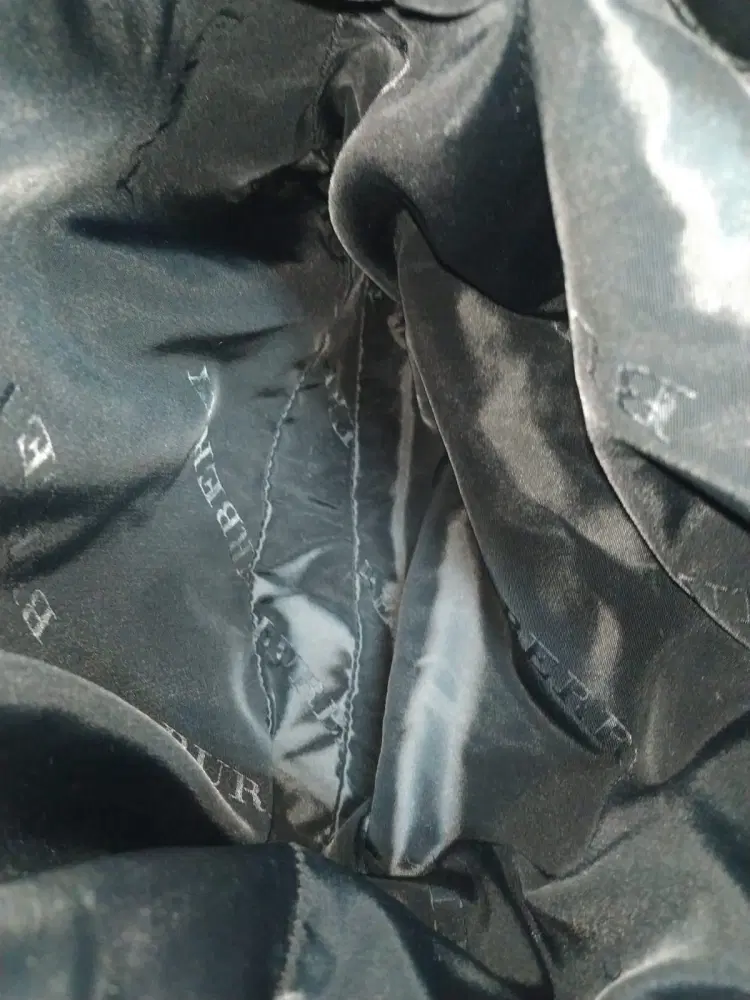 Burberry Black Leather Belted Gosford Bridle Hobo Bag-Hover-Image