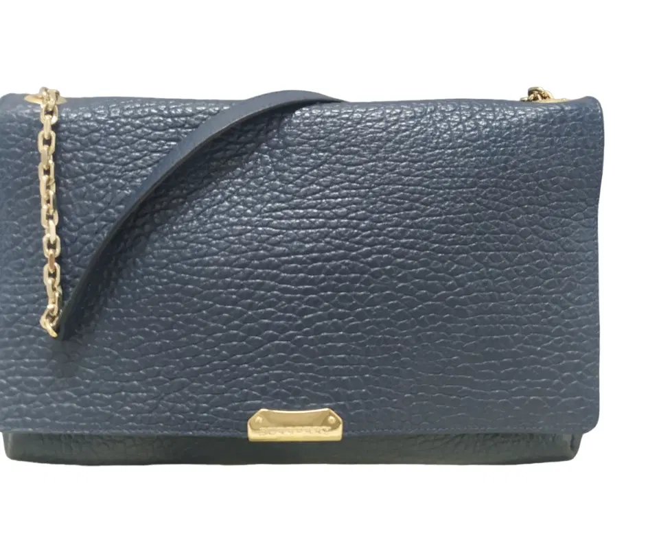 Burberry Signature Grain Leather Large Mildenhall Shoulder Bag
