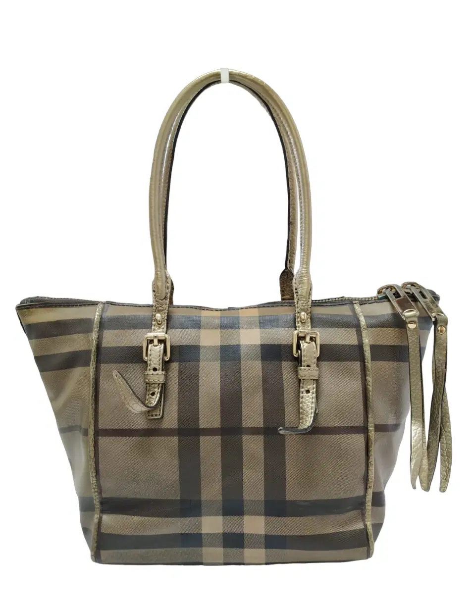 Burberry Smoked Check Canvas Salisbury Small Tote