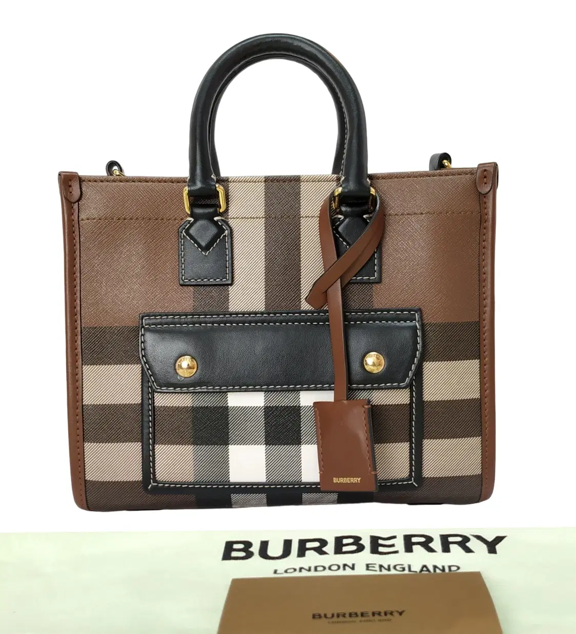 Burberry Check Mini Freya Tote