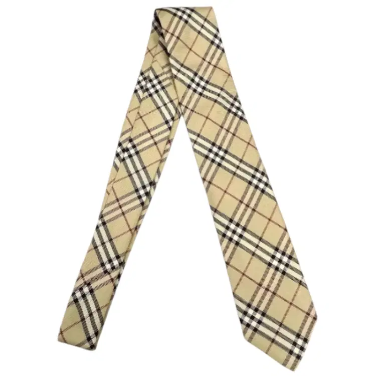 Burberry Classic Small Scale Check Woven Classic Tie-Hover-Image