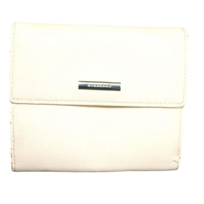 Burberry Beige Patent Leather Wallet