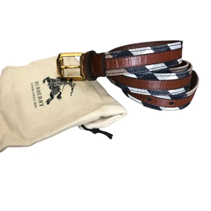 Burberry Checked Belt
