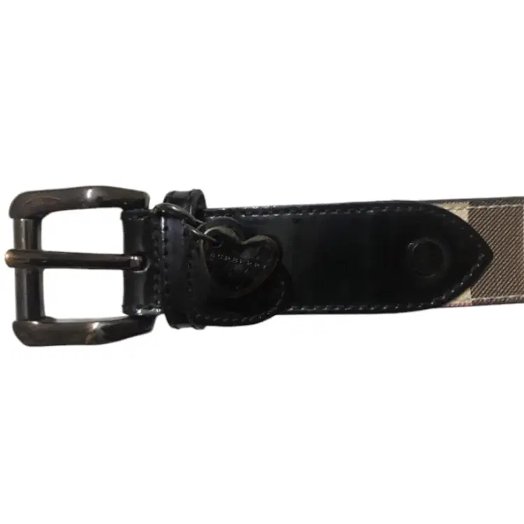 Burberry Women Nova Check Heart Belt-Hover-Image