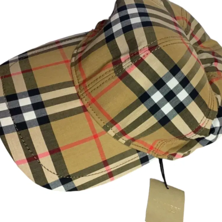 Burberry Vintage Check Baseball Cap-Hover-Image