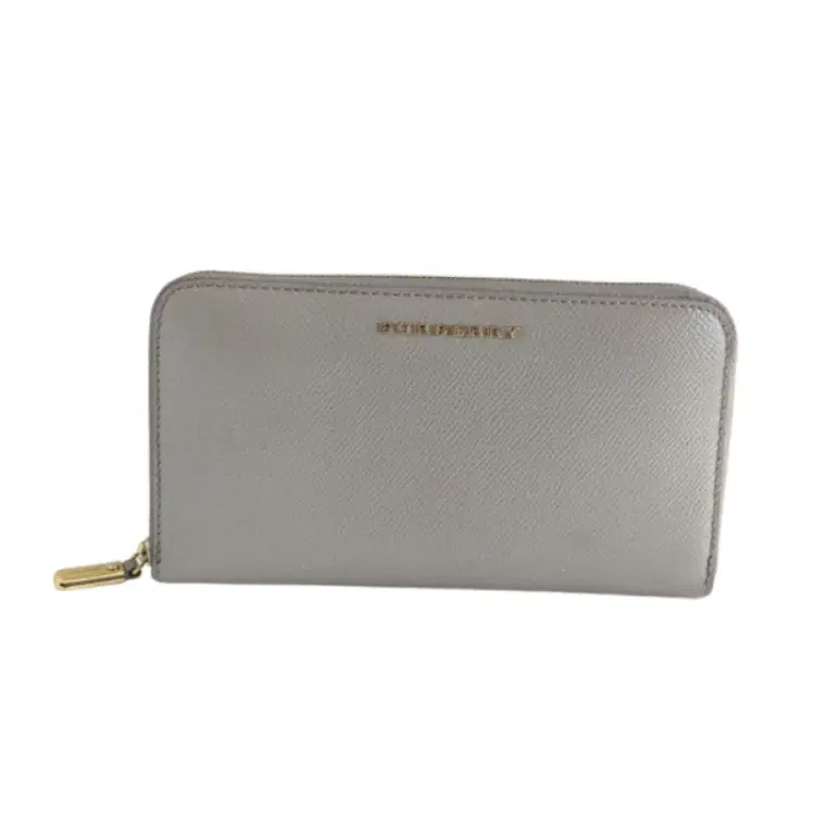 Burberry Pebbled Leather Zip Around Wallet-Hover-Image