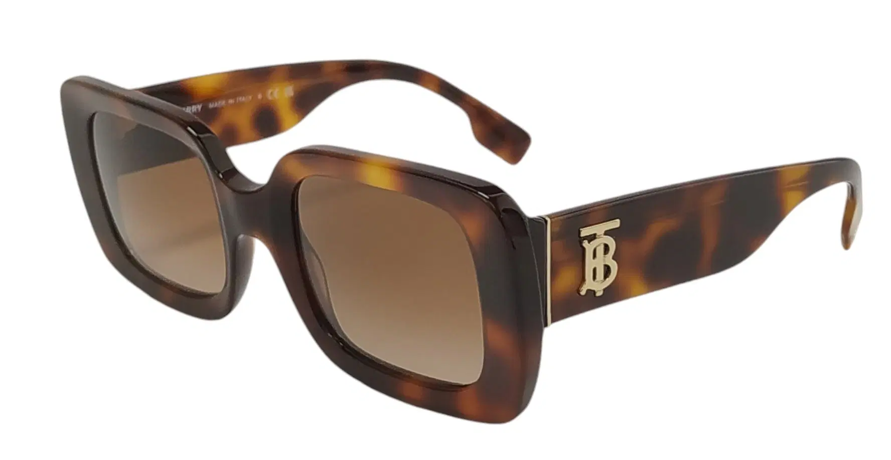 Burberry Tortoiseshell Oversized Sunglasses