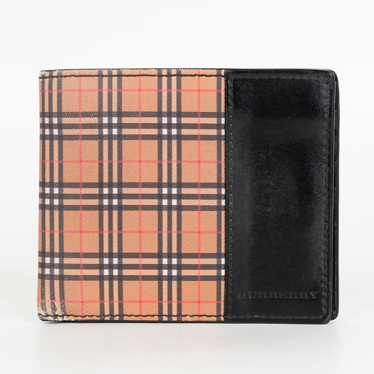 Burberry Bifold Micro Nova Check Grey Wallet-Hover-Image