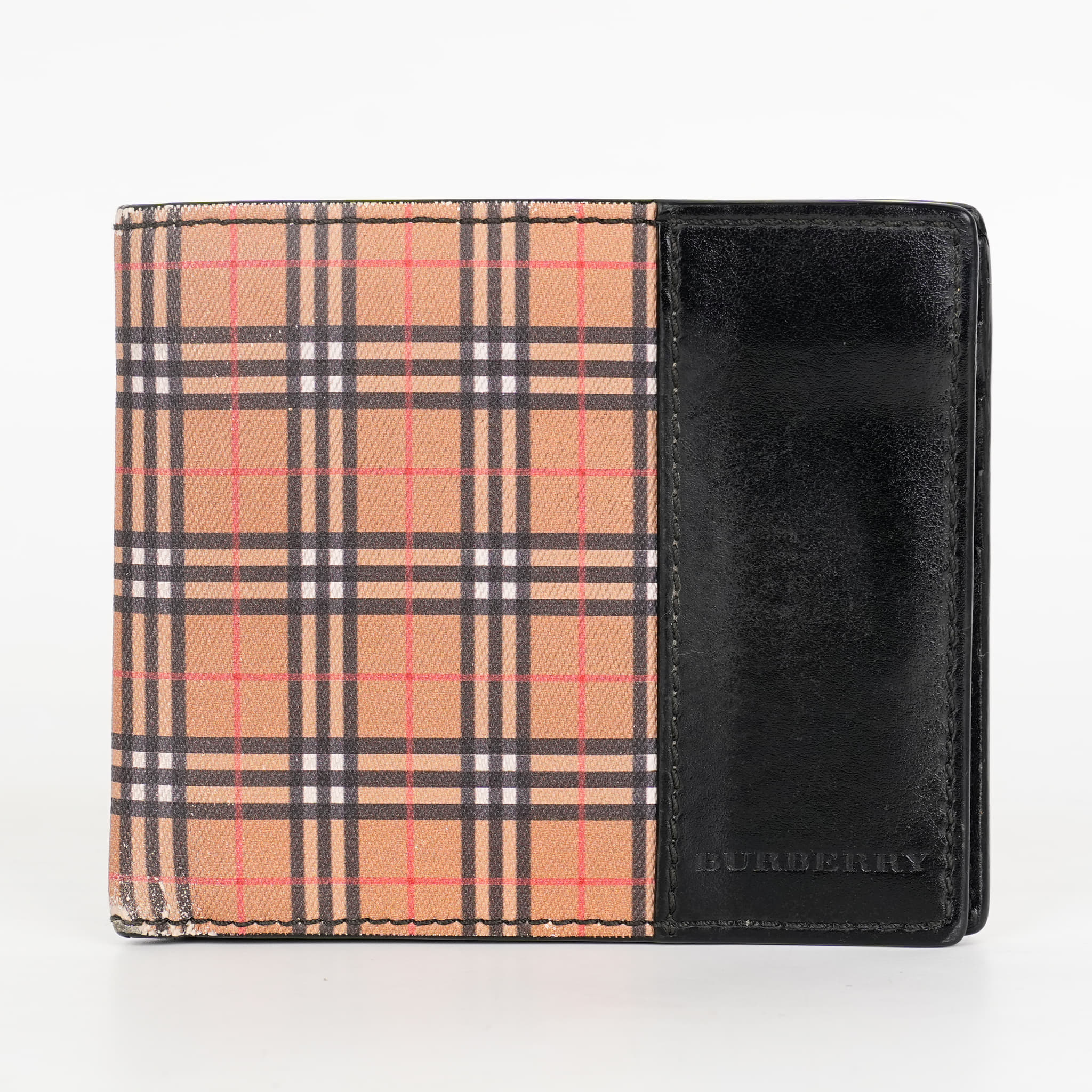 Burberry Bifold Micro Nova Check Grey Wallet