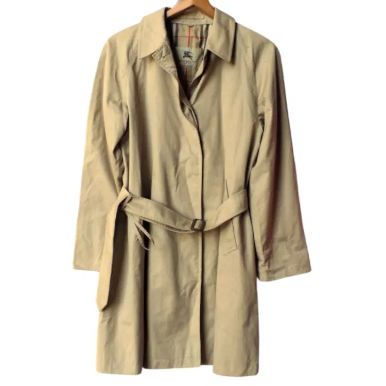 Burberry Cream Trench Coat-Hover-Image