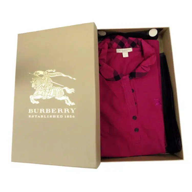 Burberry Brit Women's Polo Shirt purple-Hover-Image