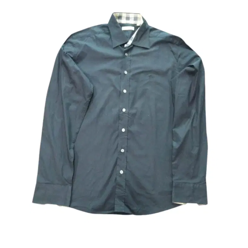 Burberry Black Button Down Mens Shirt