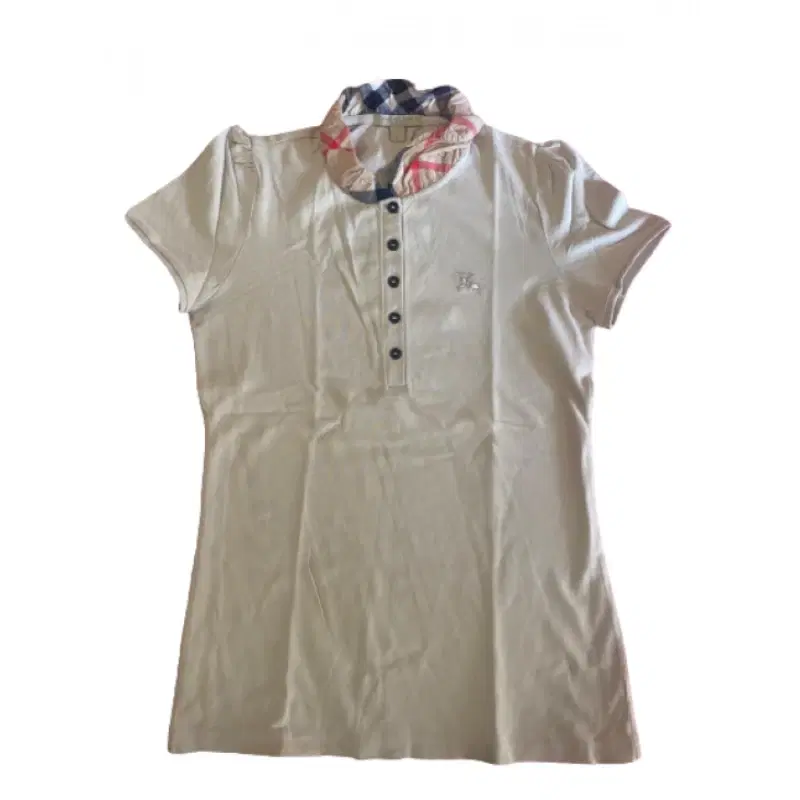 Burberry Brit Cotton Checked Collar Polo T-Shirt