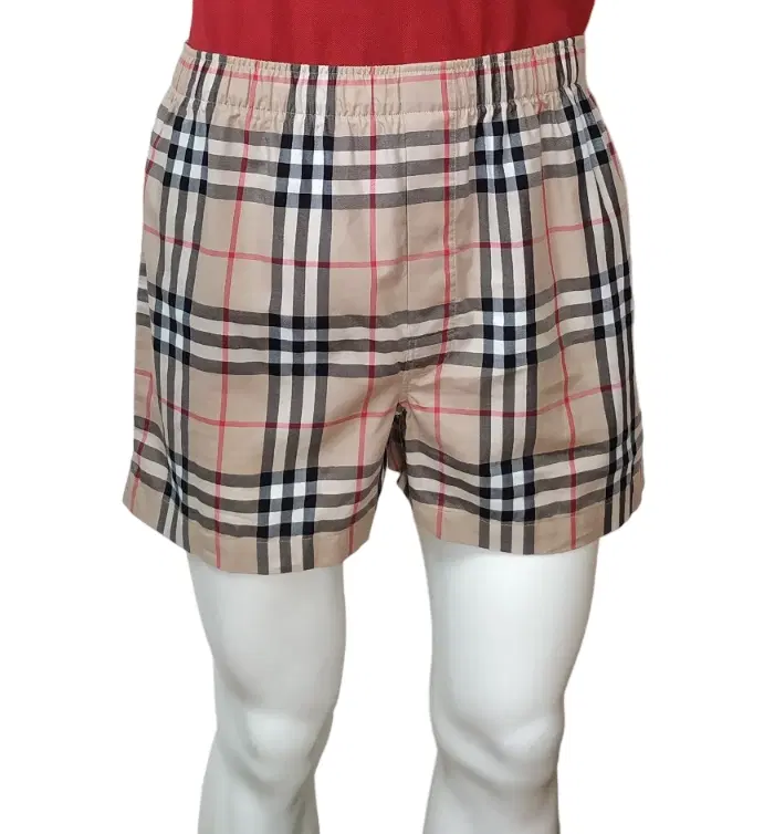 Burberry Debson Shorts With Vintage Check Pattern-Hover-Image
