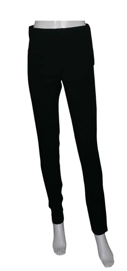 Burberry Brit Womens Viscose Black Skinny Zipper Ankle Stretch Pants