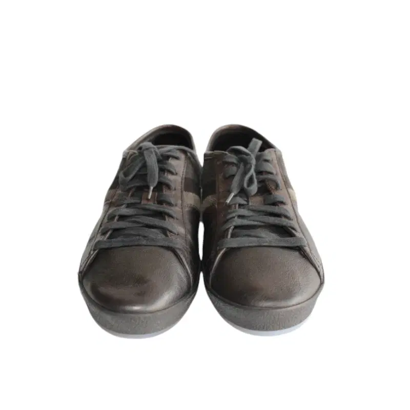 Burberry Black and Green Plaid Canvas and Suede Lace Up Sneakers