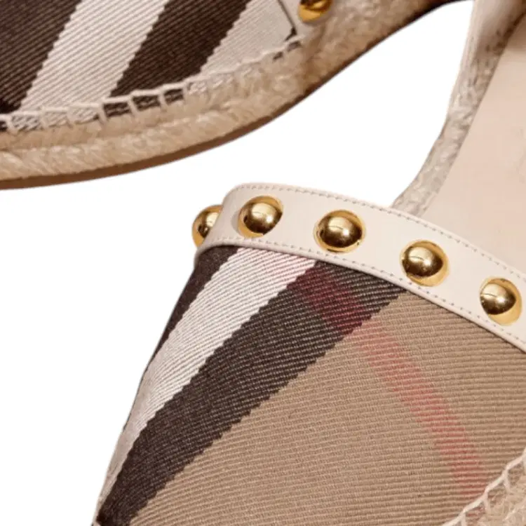 Burberry Monogram Canvas Sandals-Hover-Image