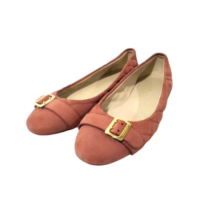 Burberry Avonwick Quilted Suede Flats