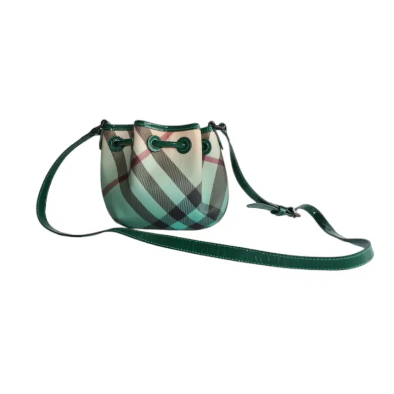 Burberry Green Faded Mini Bucket Bag