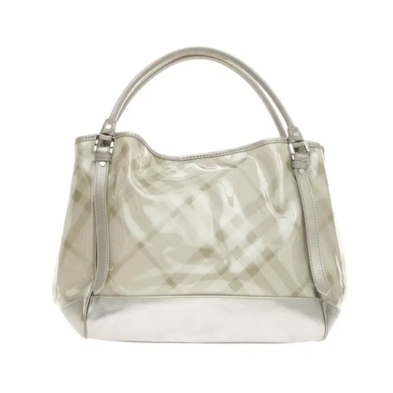 Burberry Double Layered Tote PVC Nova Check Canvas | Luxepolis.com
