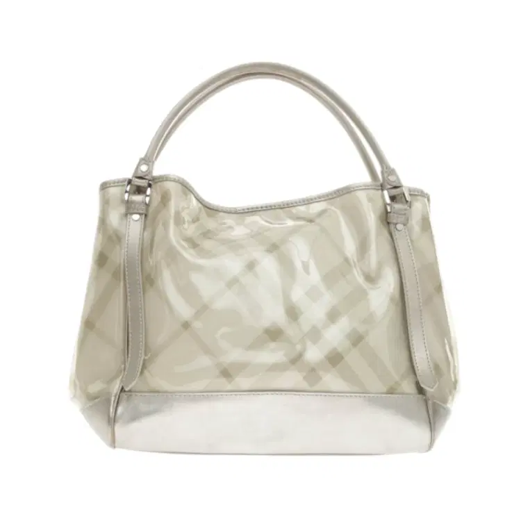 Burberry Double Layered Tote PVC Nova Check Canvas | Luxepolis.com-Hover-Image
