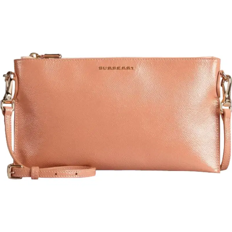 Burberry Peach/Rose Messenger Sling Bag