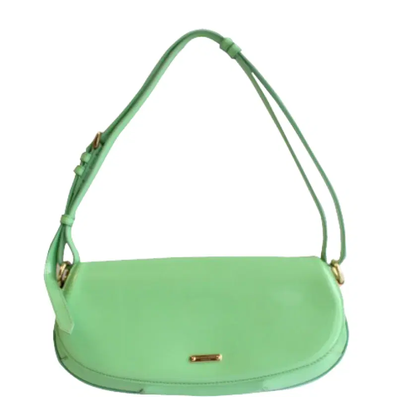 Burberry Green Patent Leather Handbag