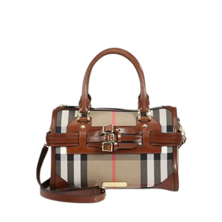 Burberry Nova Check Top Handle Bag-Hover-Image