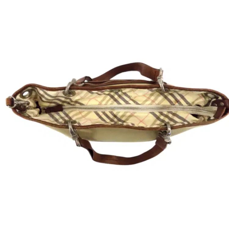 Burberry London Blue Label Beige Canvas Bag-Hover-Image