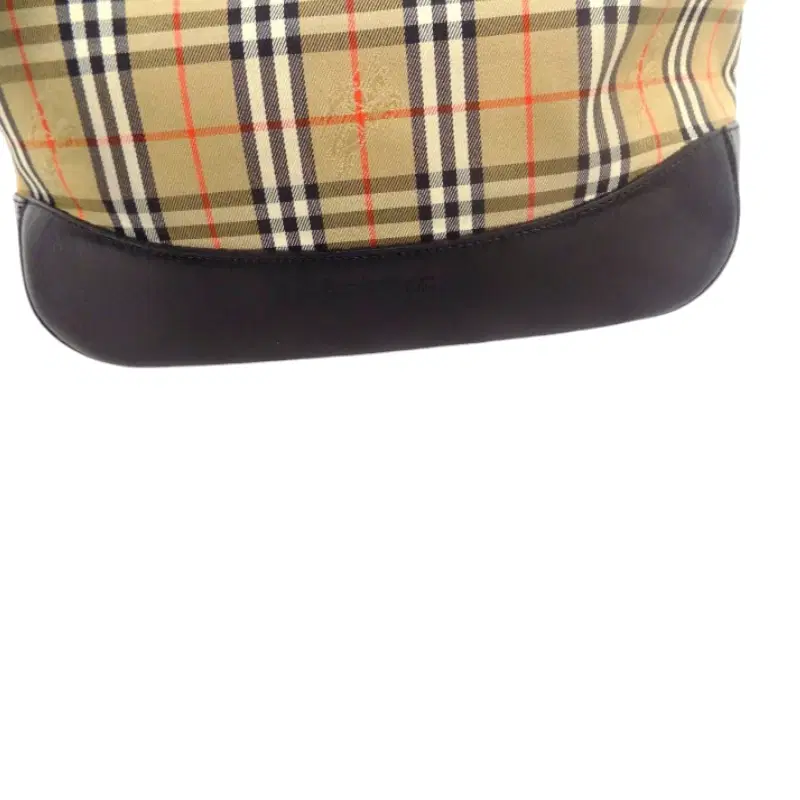 Burberry Black And Beige Checks Bag