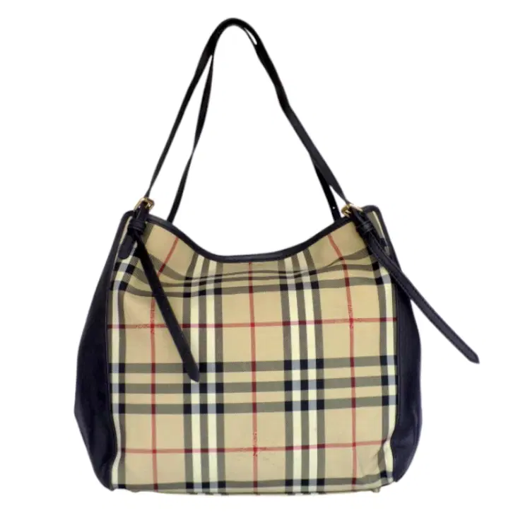 Burberry The Small Canter Horseferry Check Tote-Hover-Image
