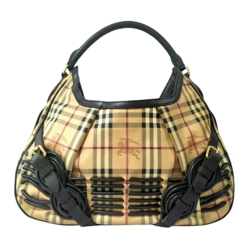 Burberry Haymarket Hobo Bag