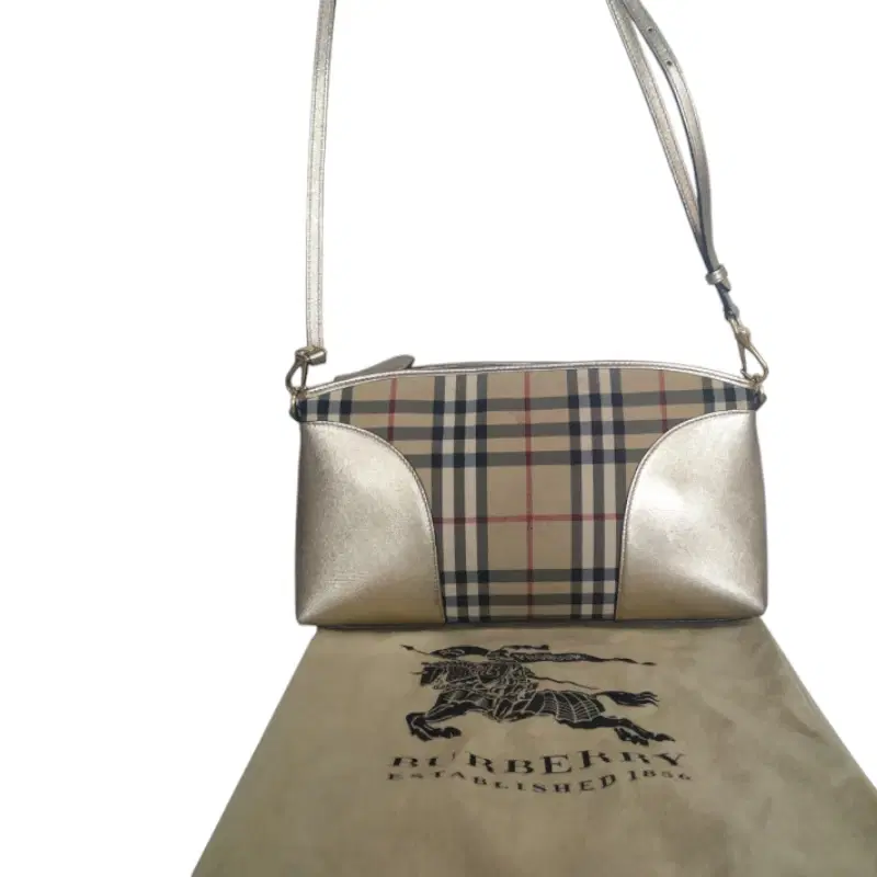 Burberry Horseferry Check Small Chichester Crossbody Clutch