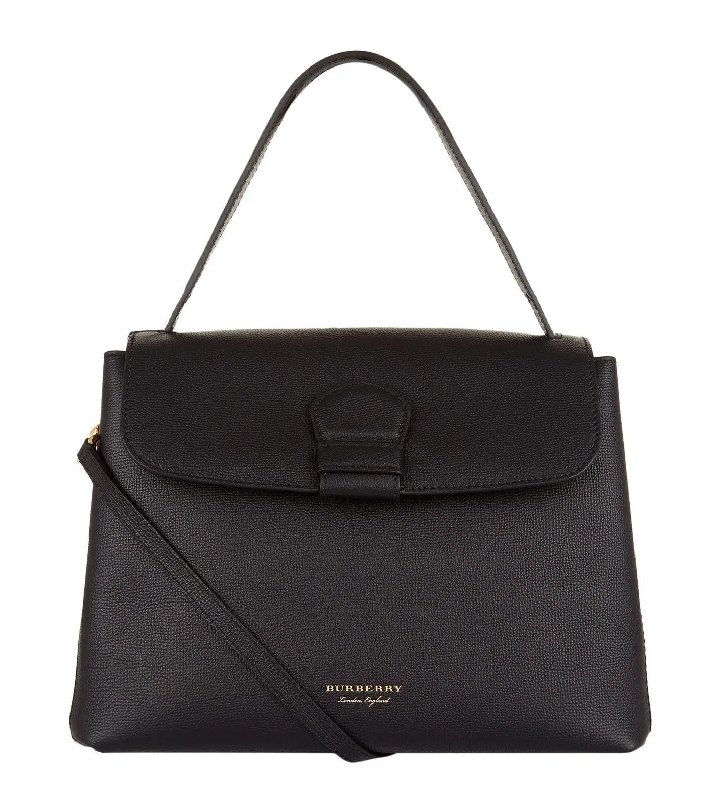 Burberry Black Camberley Leather Satchel