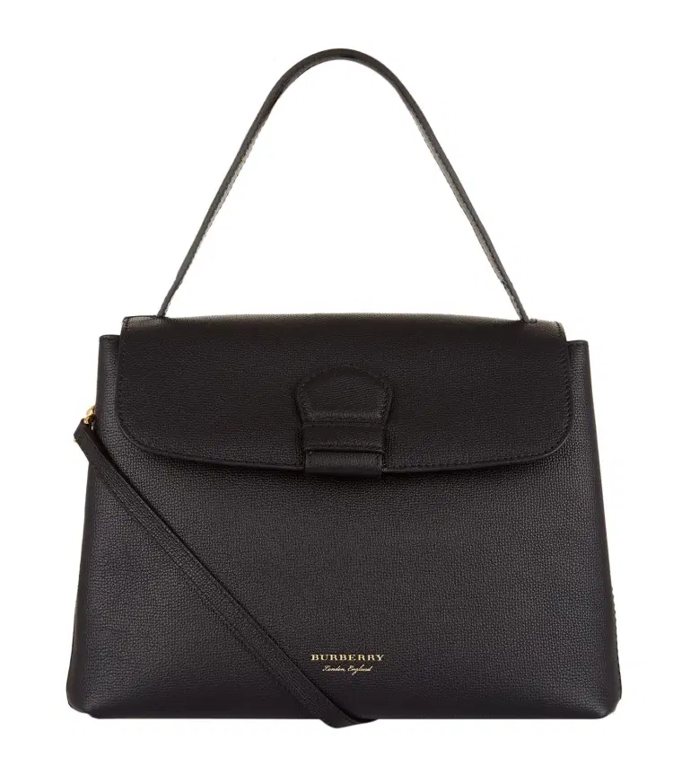 Burberry Black Camberley Leather Satchel-Hover-Image