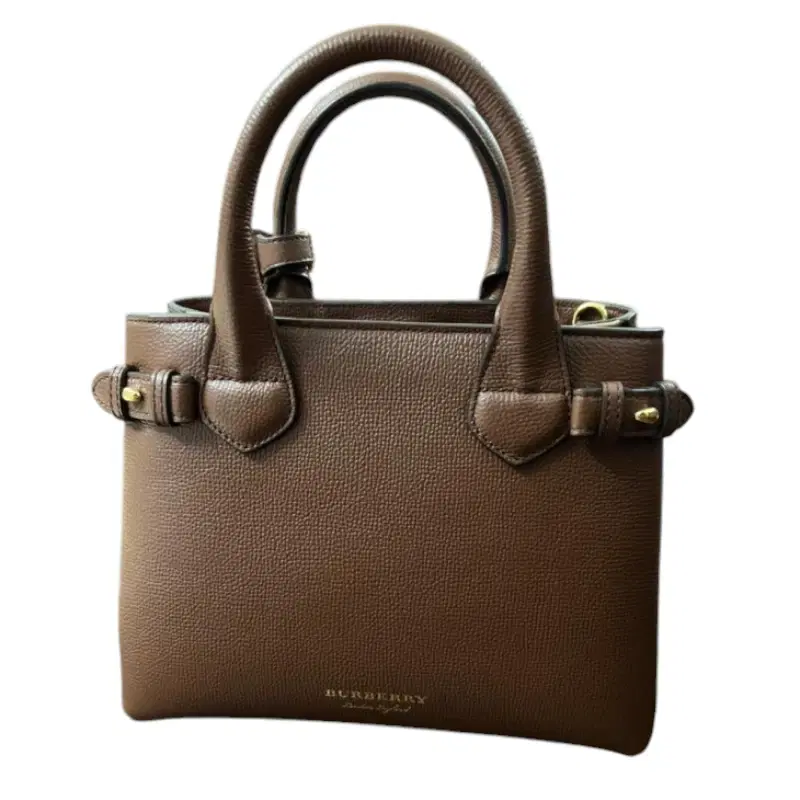 Burberry House Check Leather Banner Tote