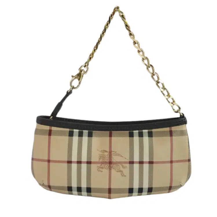 Burberry Haymarket Check Clara Pochette-Hover-Image